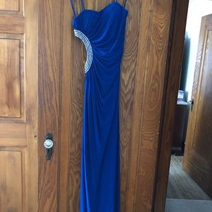 Blue Cache Prom Dress